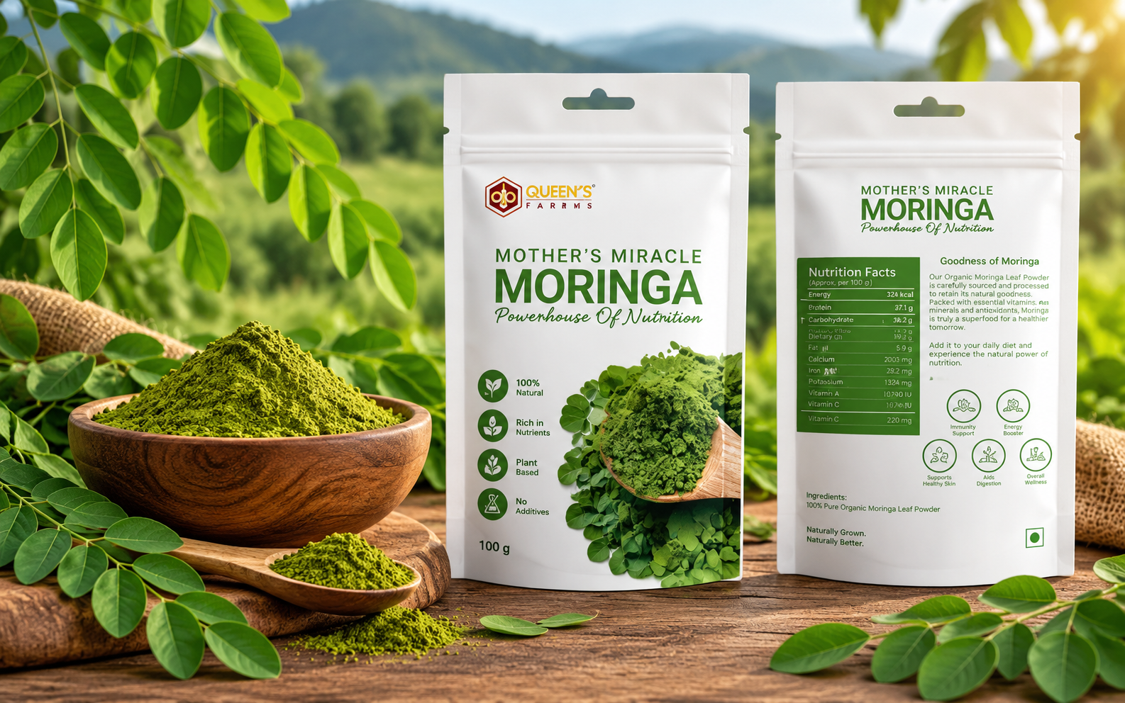 Organic Moringa Leaf Powder placeholder